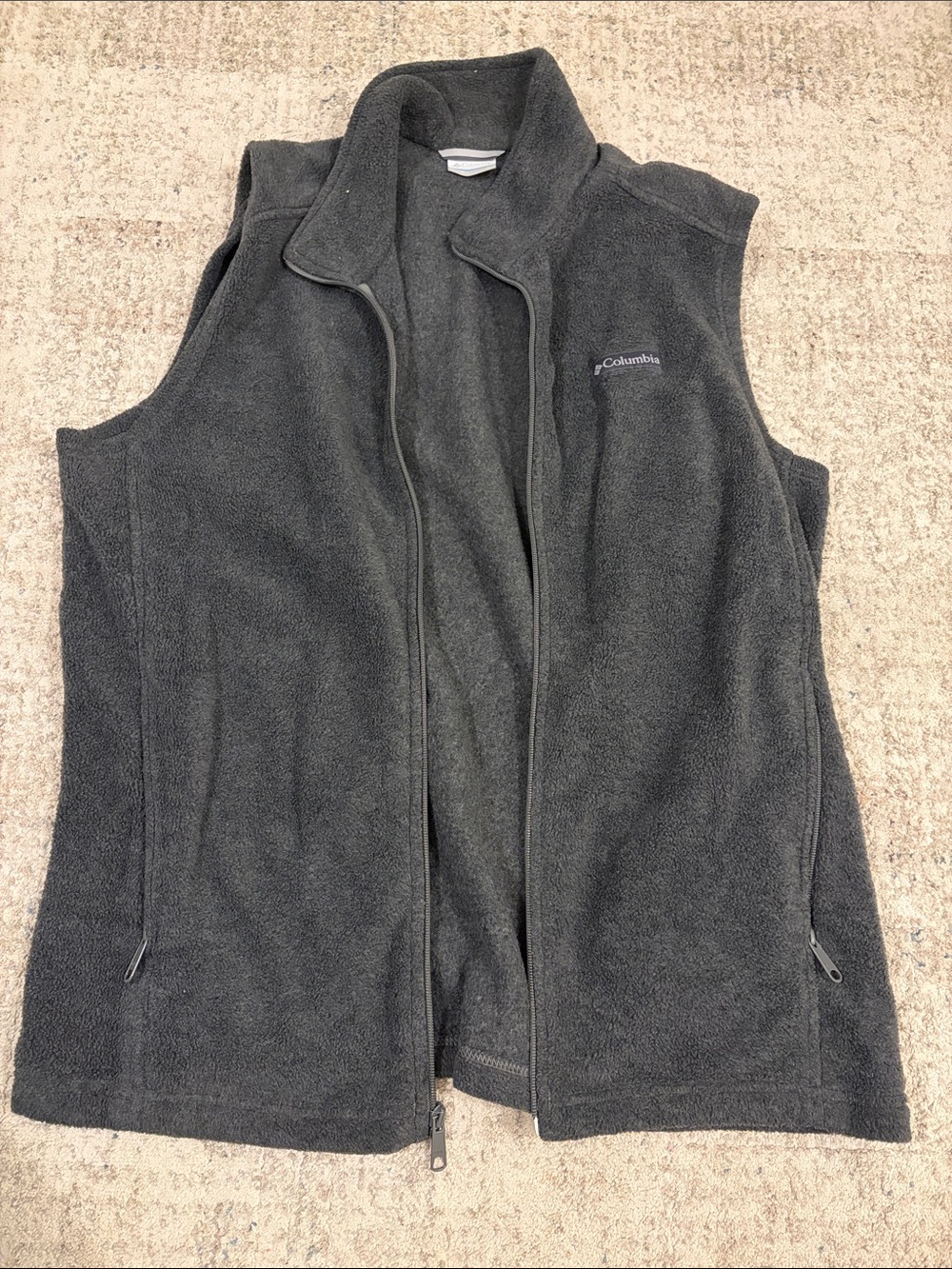 Columbia Women's Charcoal Gray Fleece Vest